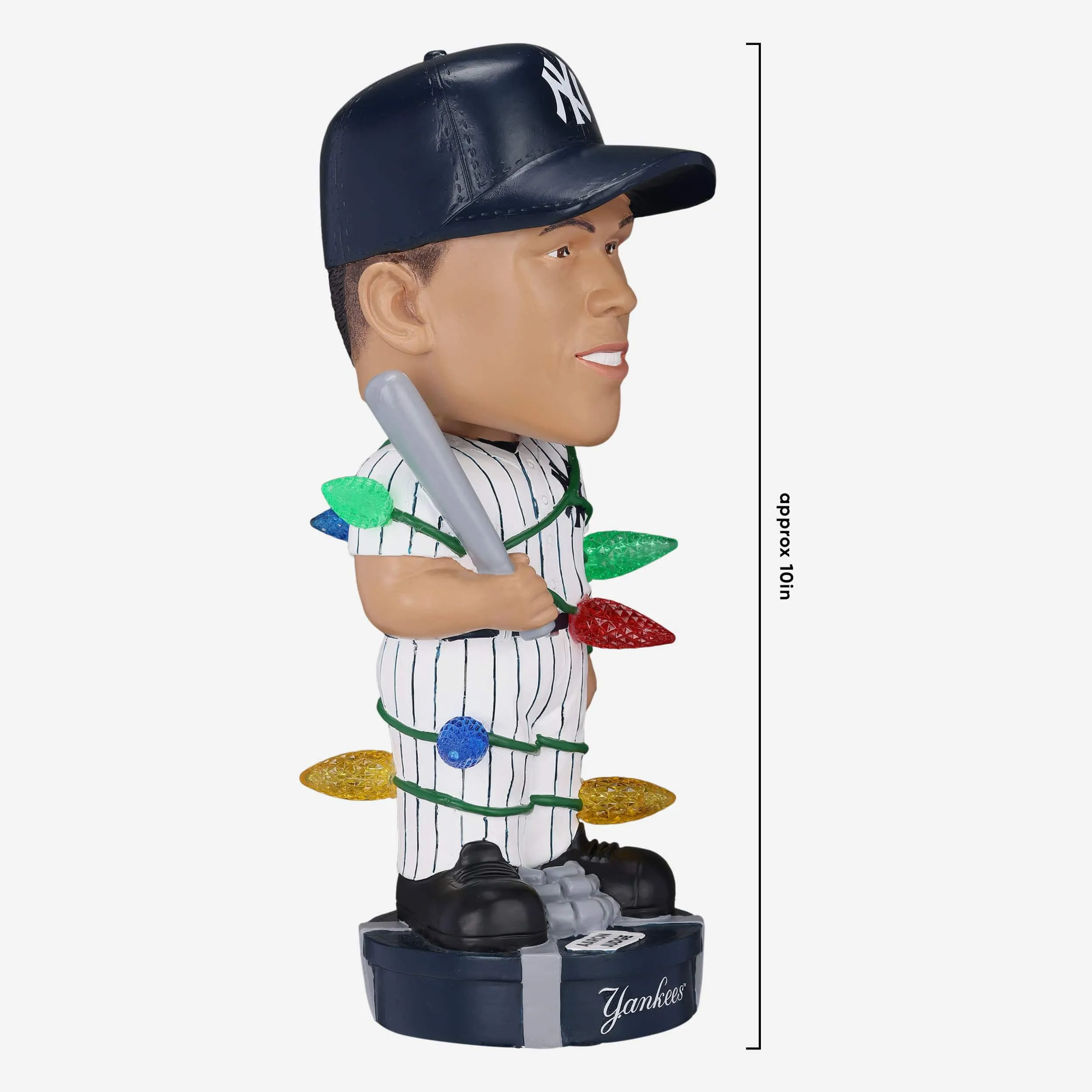 Aaron Judge New York Yankees Holiday Lights Bobblehead