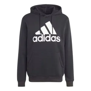 adidas Essentials Fleece Big Logo Hoodie 'Black', black