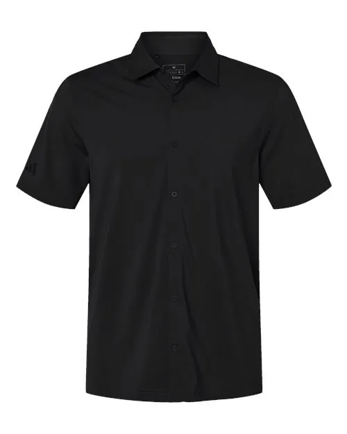 adidas Men's Button Down Short Sleeve Shirt