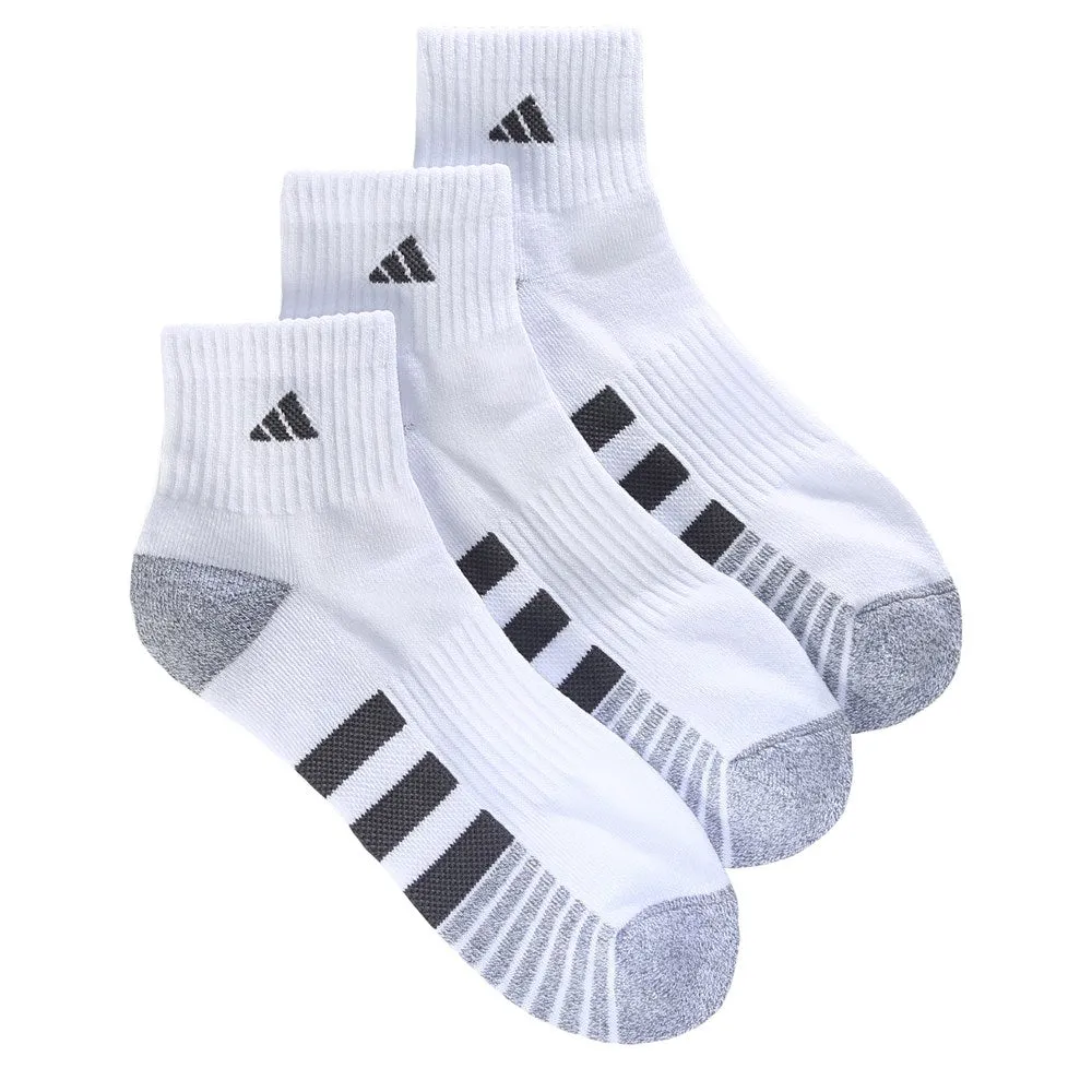 Adidas Men's Padded 3.0 Ankle Socks 3 Pack, White