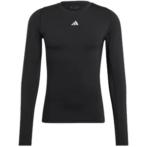 Adidas Techfit Aeroready Long Sleeve Tee Black Hp0626 S