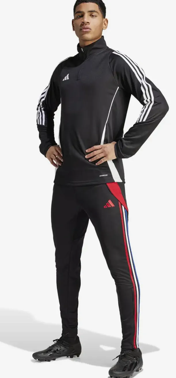 Adidas Tiro 24 Mens Training Pants Black / Power Red / Blue White