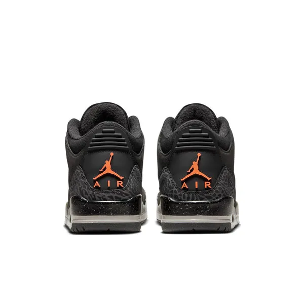 Air Jordan 3 Retro 'Fear Pack 2023' in night stadium/total orange-black