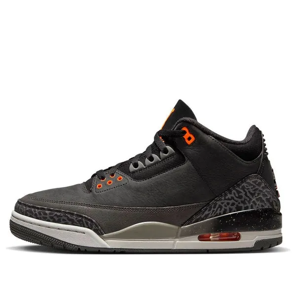 Air Jordan 3 Retro 'Fear Pack 2023' in night stadium/total orange-black