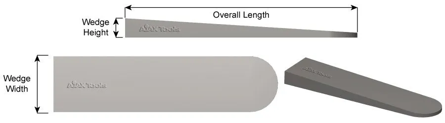 Ajax Tools 1/2" Steel Stock Wedge