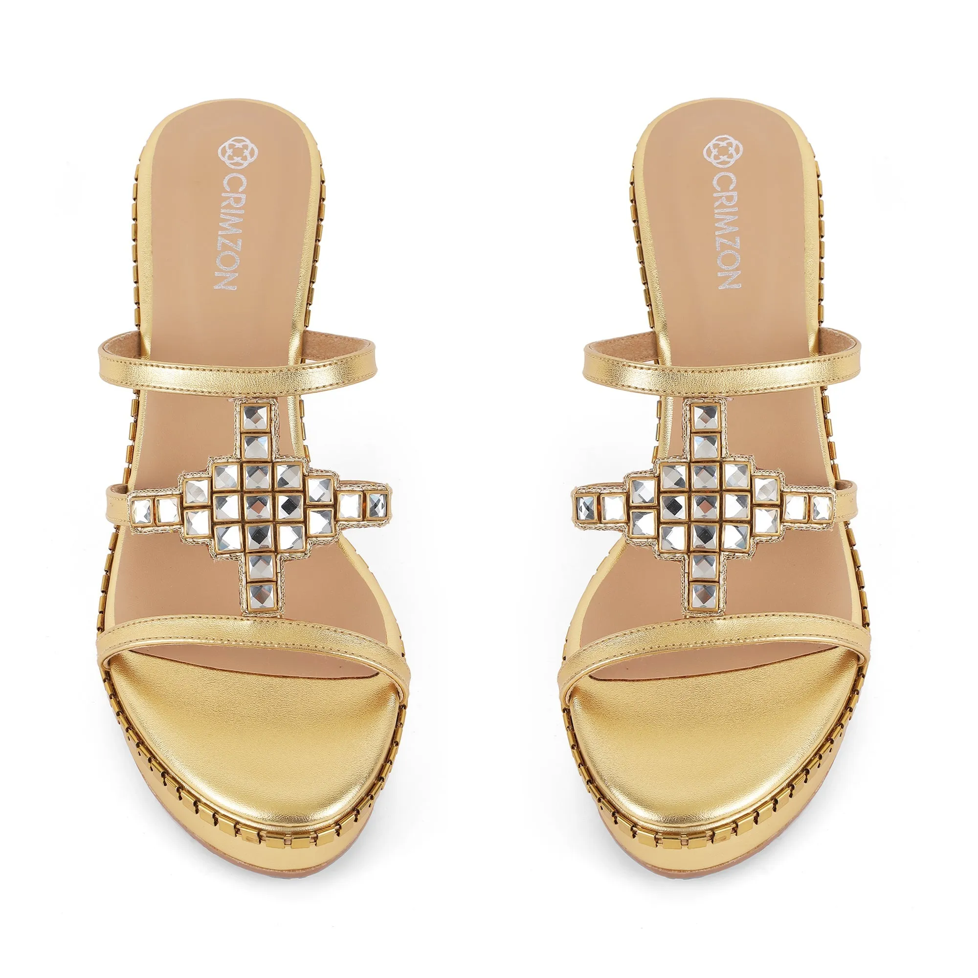 AMANI- GOLD WEDGES