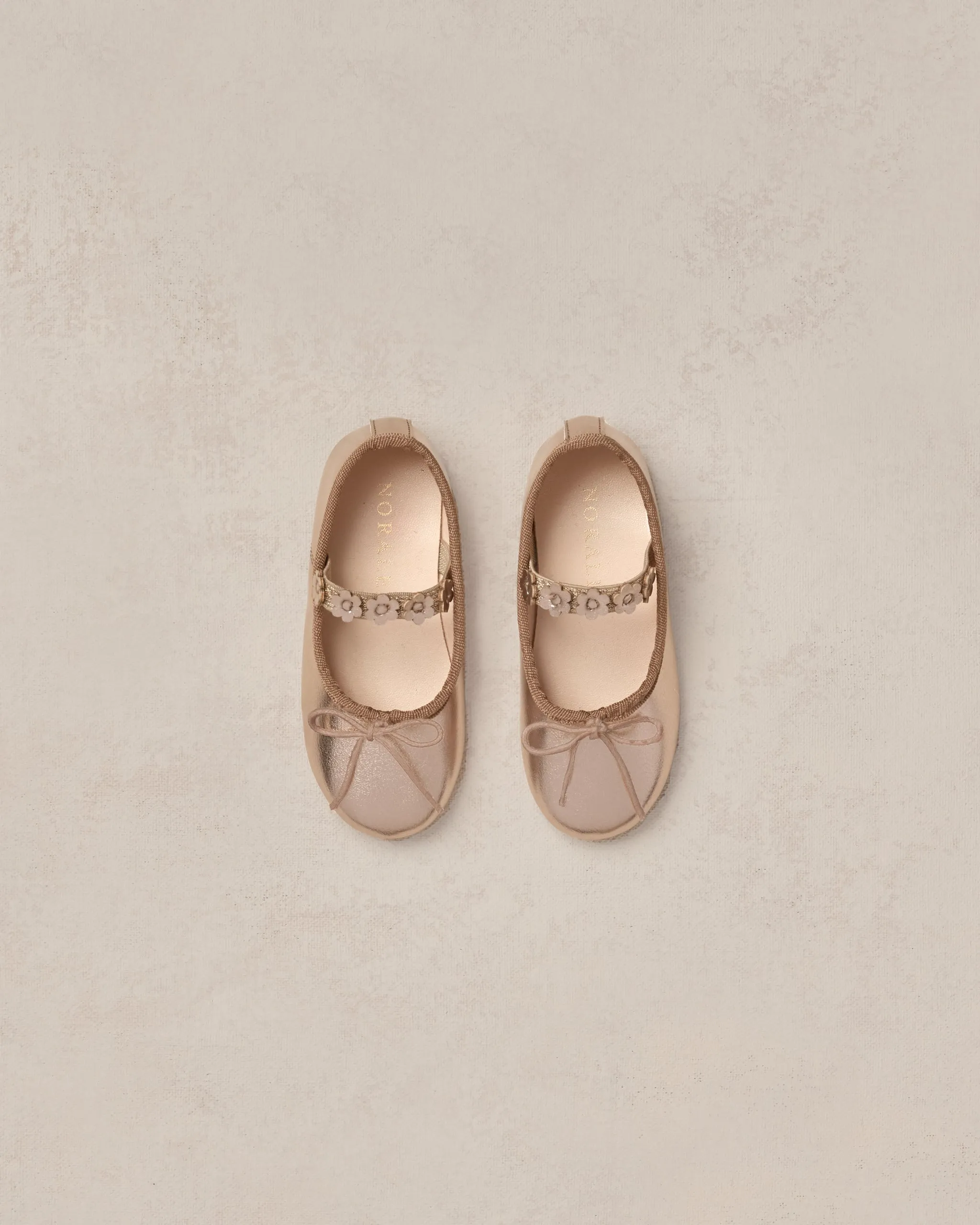 Ballet Flats | Mocha Metallic