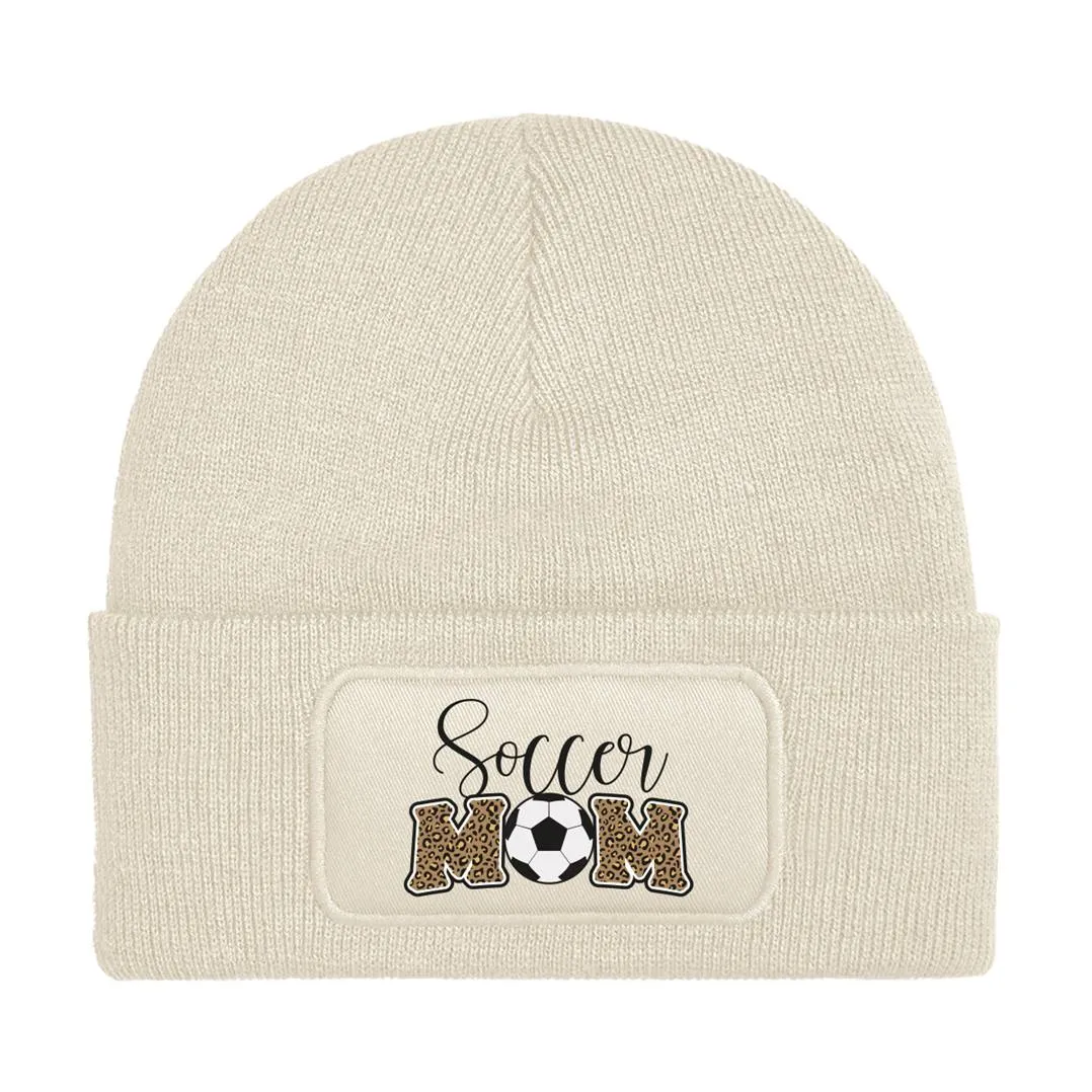 Beanie Mütze - Soccer Mom (Leo-Print)