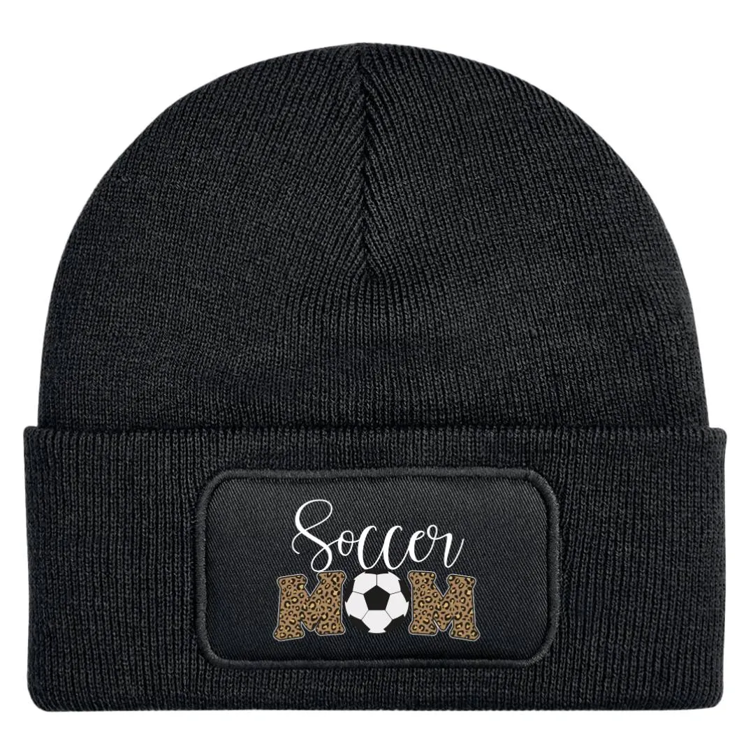 Beanie Mütze - Soccer Mom (Leo-Print)