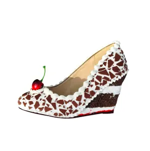 Black Forest Cake Wedges 2.5"