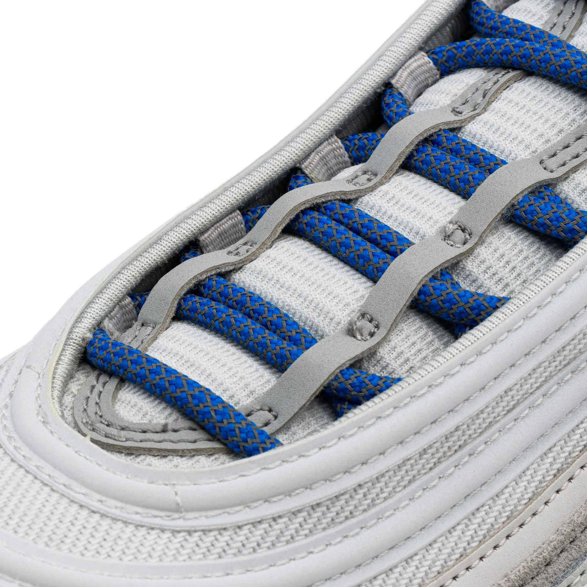 Blue 3M Reflective Rope Laces