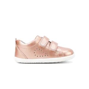 Bobux Step Up Grass Court Shoes - Rose Gold