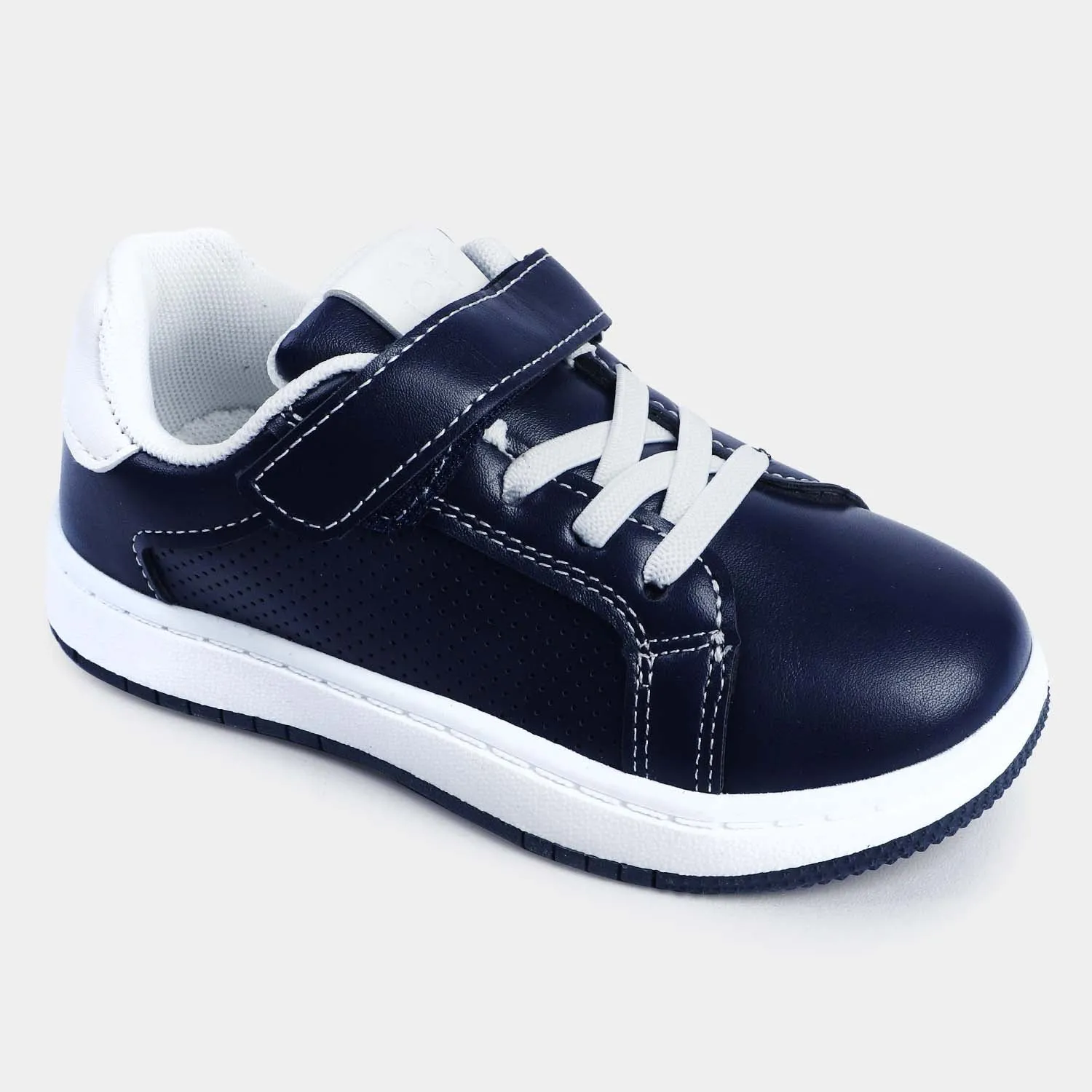 Boys Sneakers 24-102-Navy/White