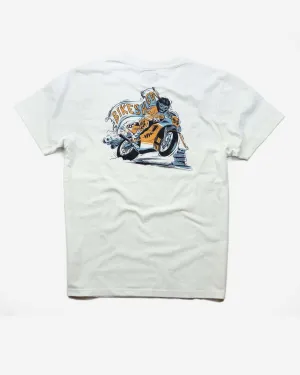 BSMC Track Wolf T Shirt - Off White