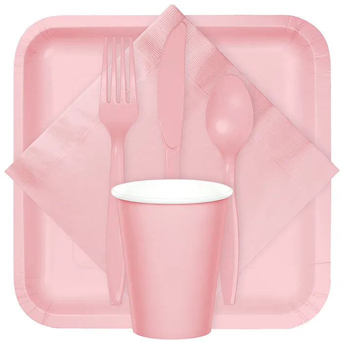 Bulk Classic Pink 2 Ply Dinner Napkins (600 per Case)