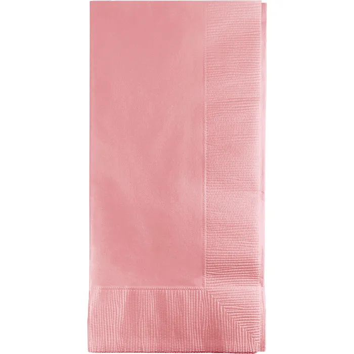 Bulk Classic Pink 2 Ply Dinner Napkins (600 per Case)