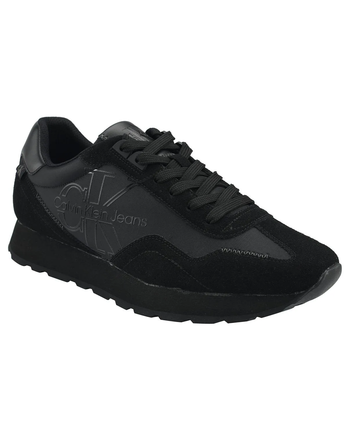 calvin klein eden mens casual lace up sneakers calvin klein multi