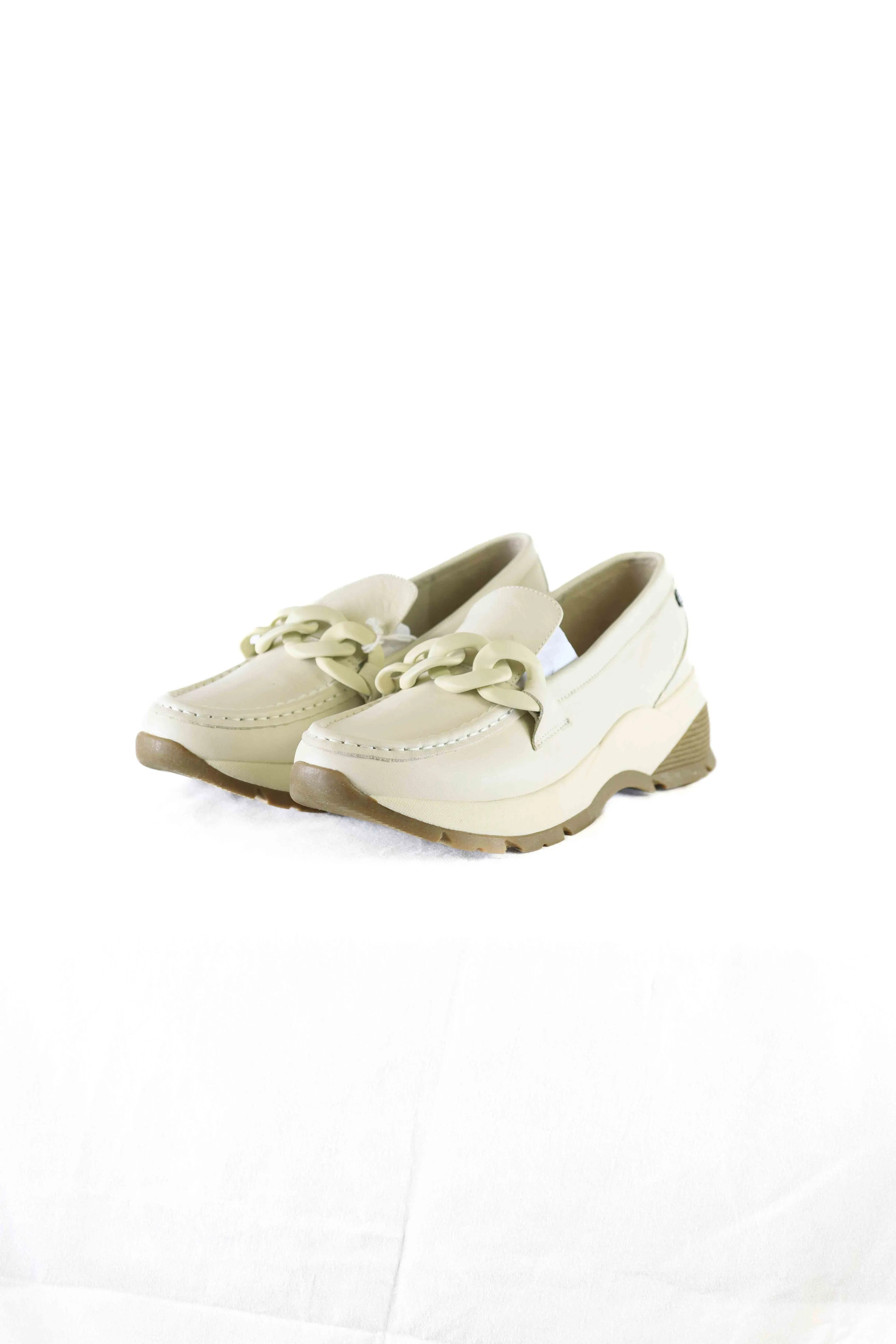 Carmela White Loafers 39