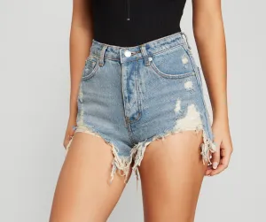 Casual And Chic Cut Off Shorts