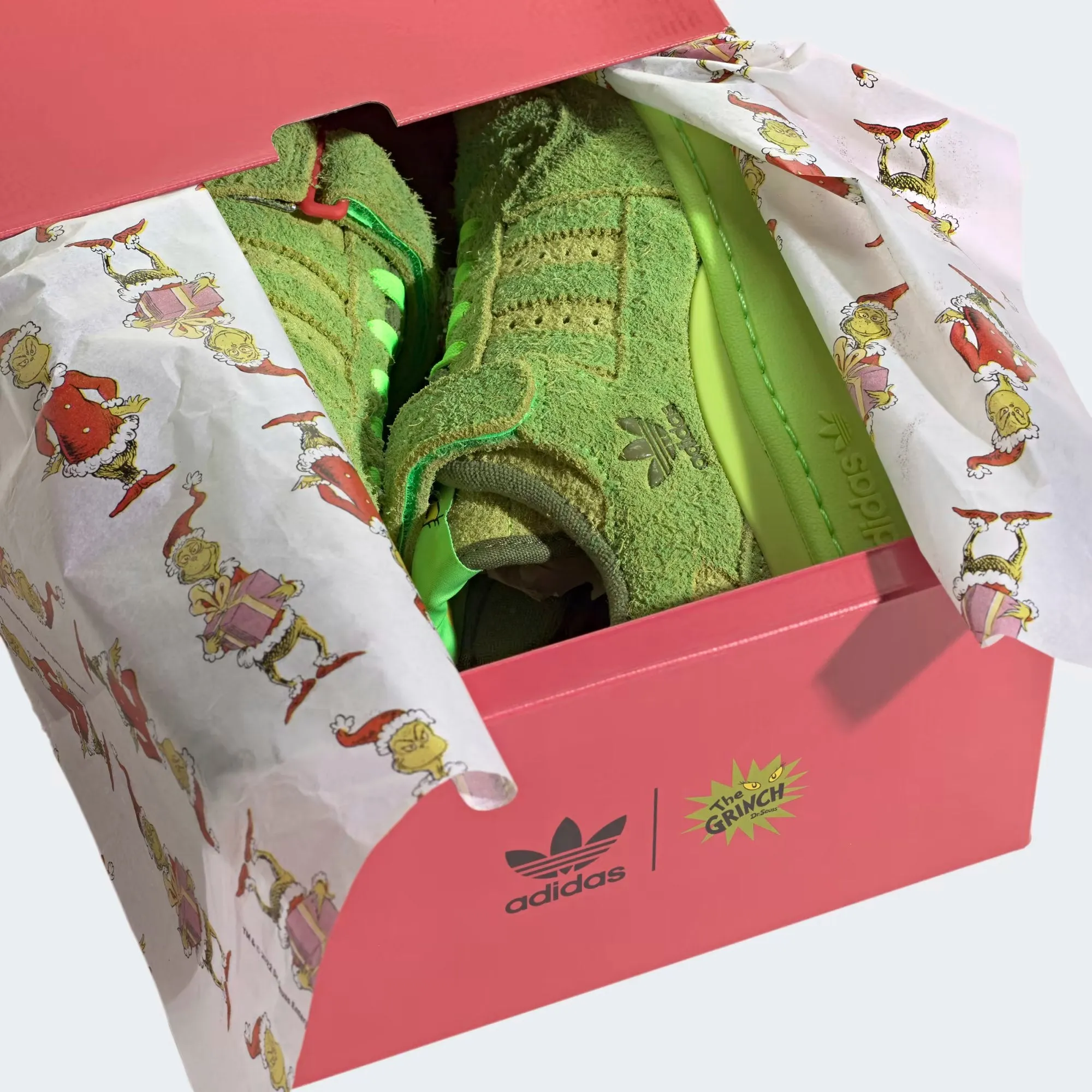 Children's sneakers Adidas Forum Low x Dr. Seuss 'Grinch', green