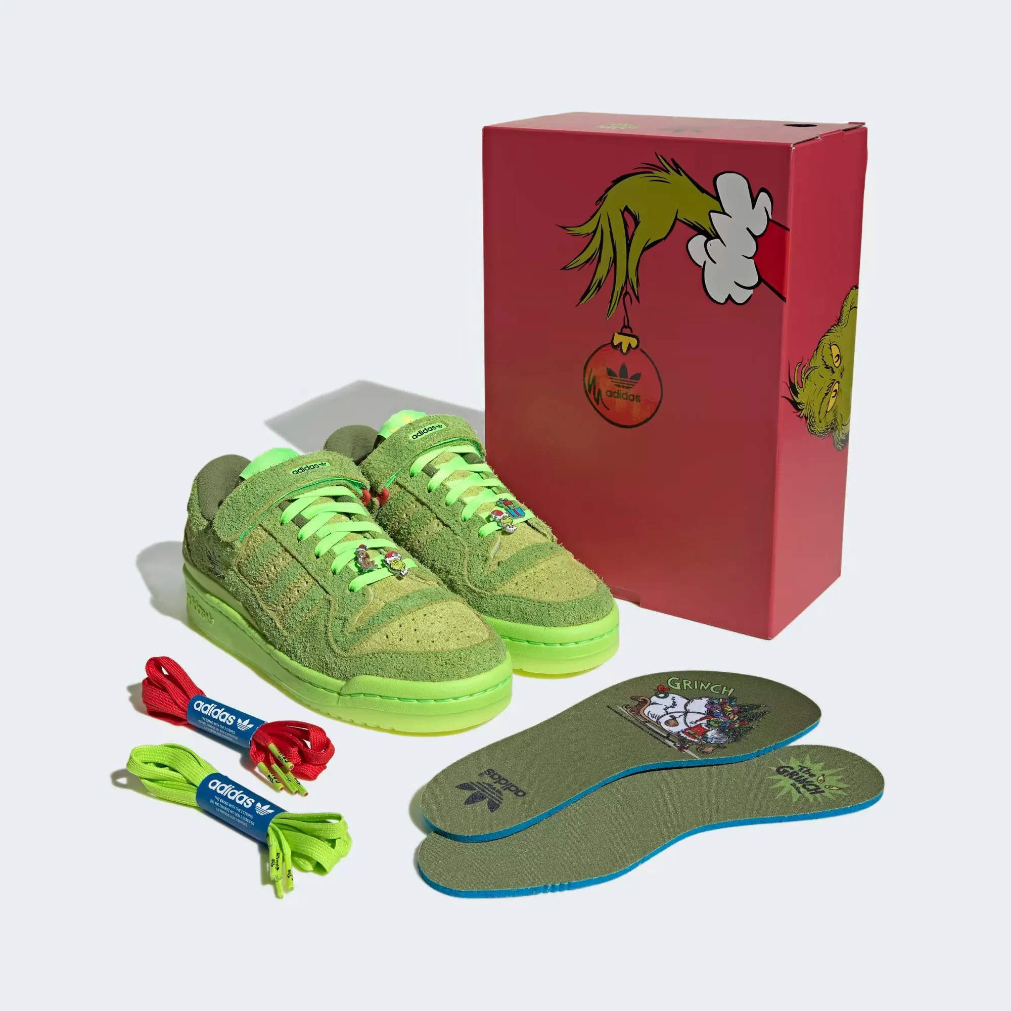 Children's sneakers Adidas Forum Low x Dr. Seuss 'Grinch', green