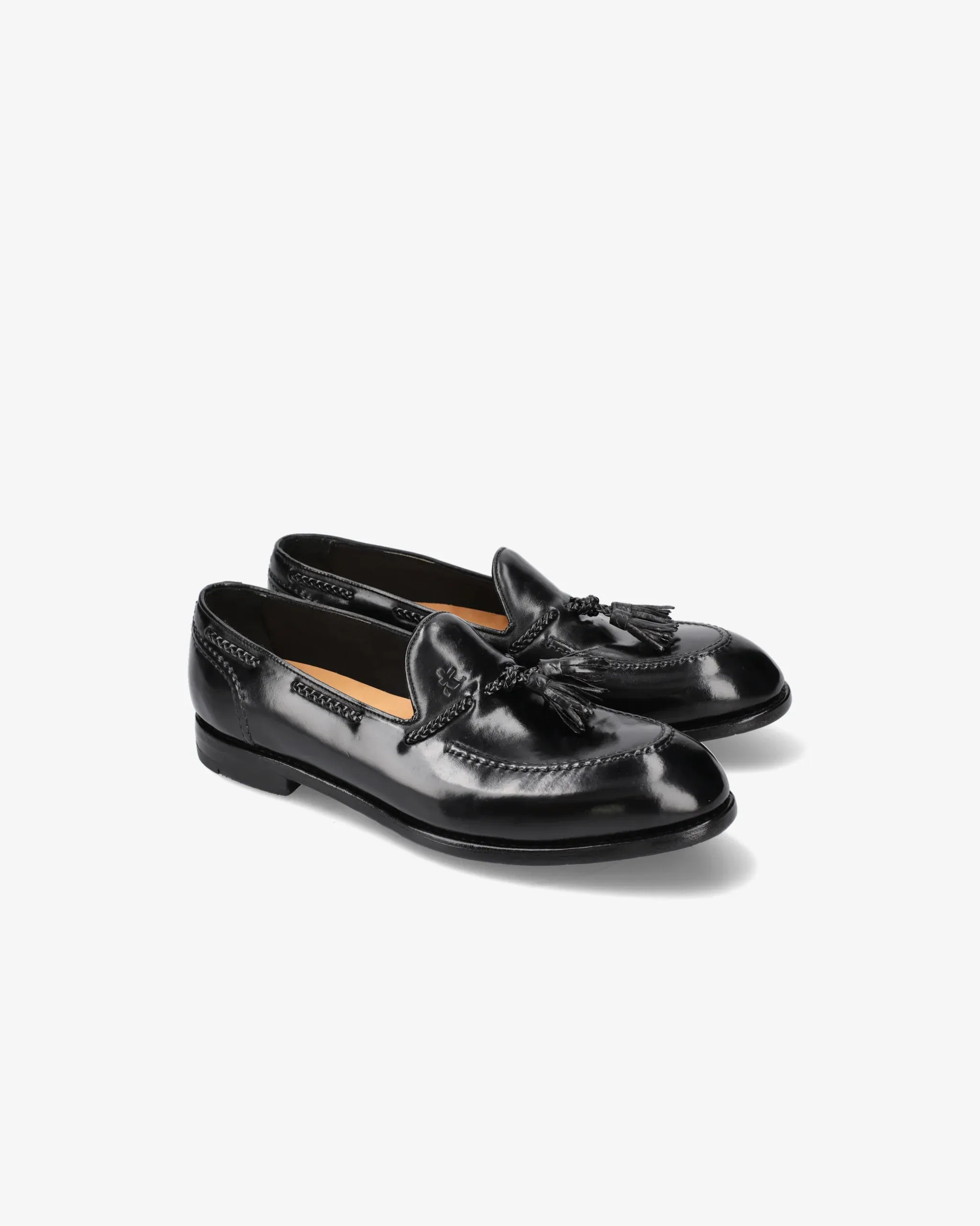 Cola king brass black loafers 32056P