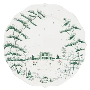 Country Estate Winter Frolic Charger/Platter - Evergreen