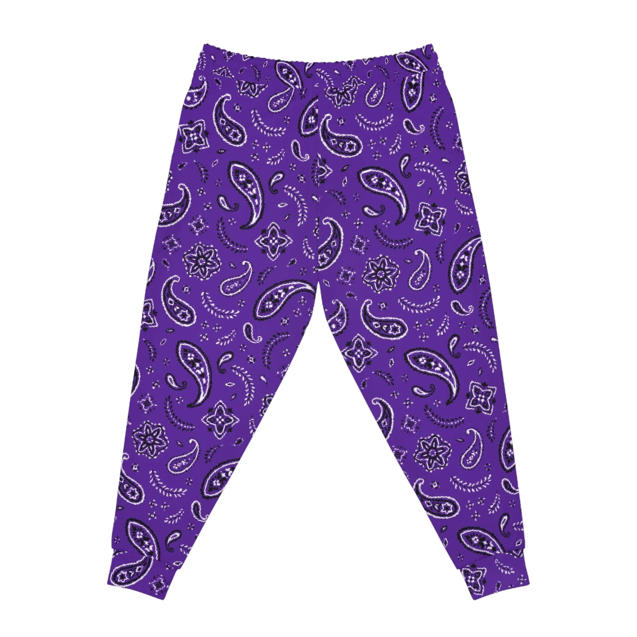 Crowgodshi Purple Colors Athletic Joggers