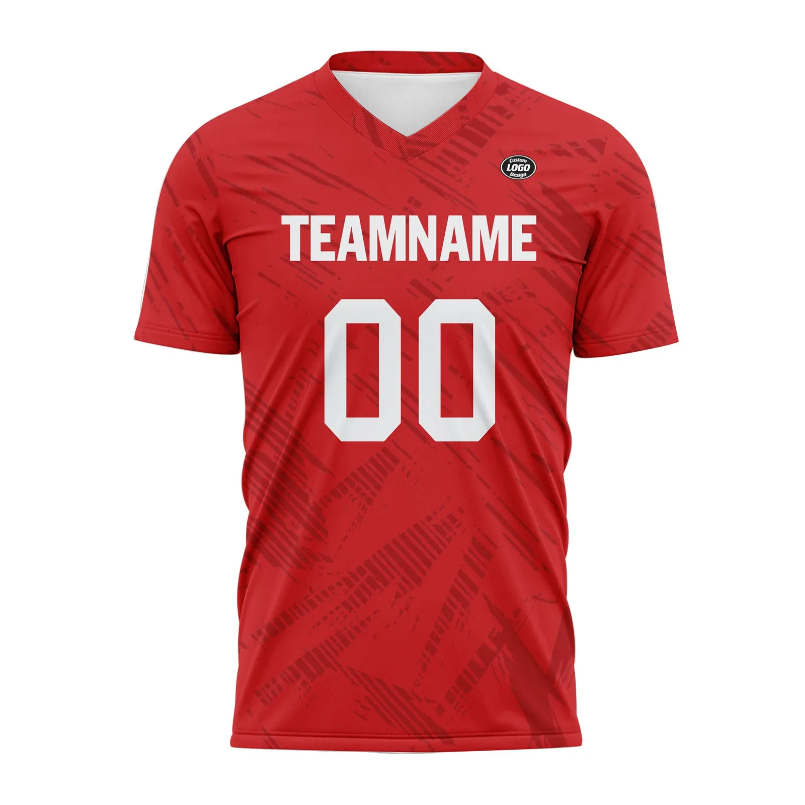 Custom Red Soccer Sets Jersey Personalized SCJ101-D28028