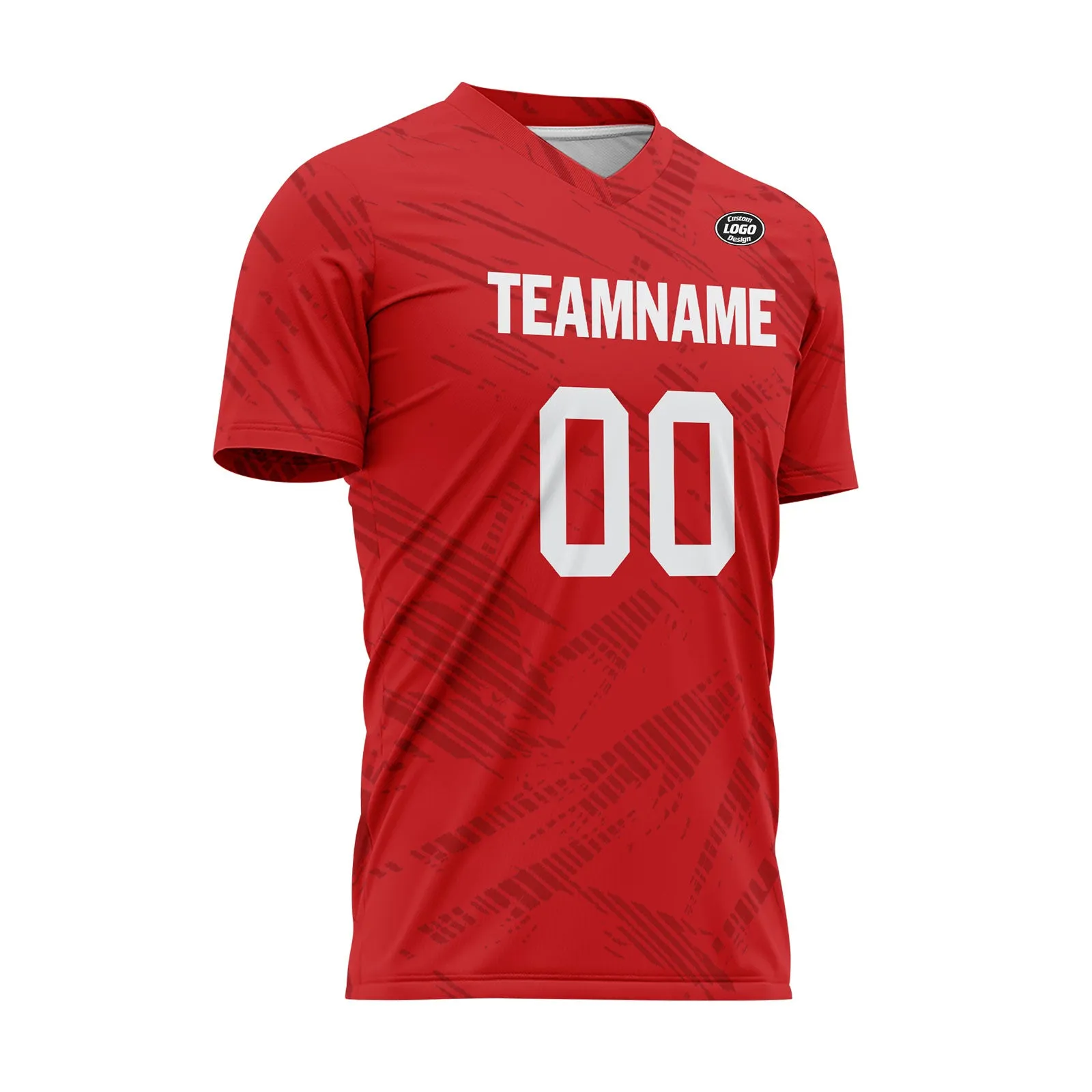 Custom Red Soccer Sets Jersey Personalized SCJ101-D28028