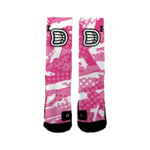 Darting Basketball Academy Youth Foundation (malachi) Freedom Socks