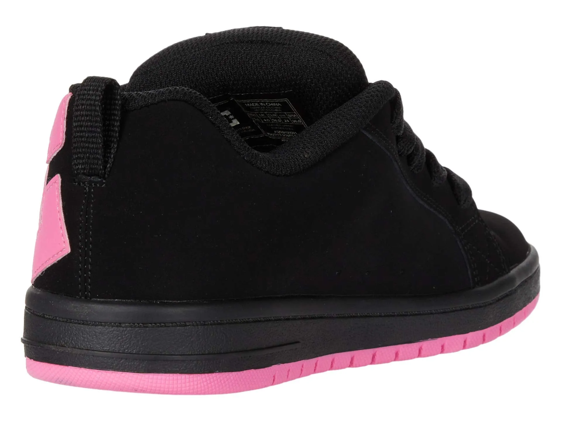 DC Kids Court Graffik sneakers (Little Kid/Big Kid), black/pink