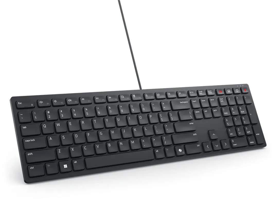 Dell Wired Collaboration Keyboard Kb525c - Keyboard - Usb, Usb-C - Qwerty - Uk - Black - With 3 Years Advanced Exchange