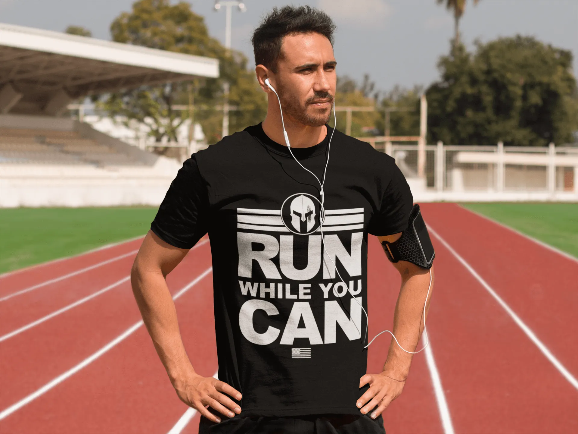 Gladiator Fitness - Run while you can T-shirt