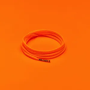 Goalies Slim Football Boot Laces · Bright Orange