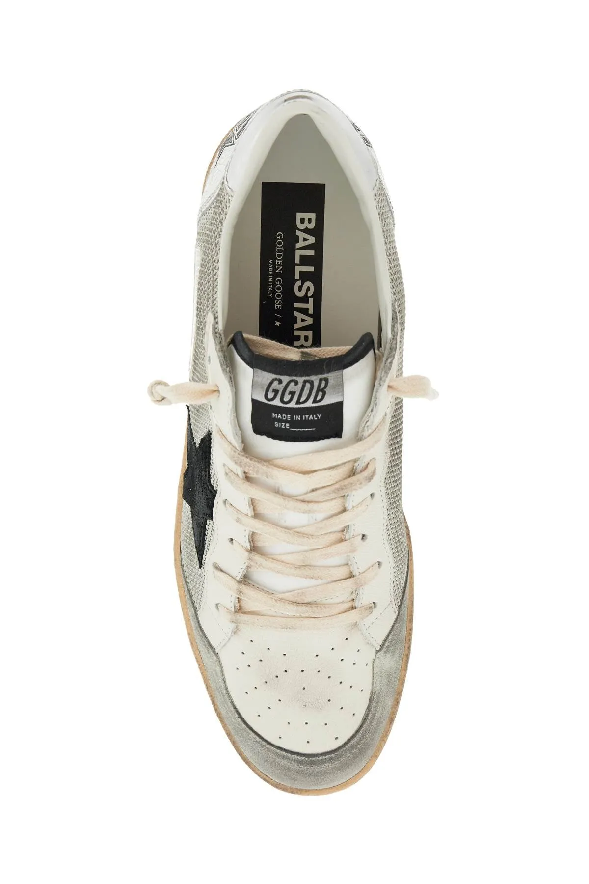 Golden Goose Leather And Canvas Sneakers (Size - 45)