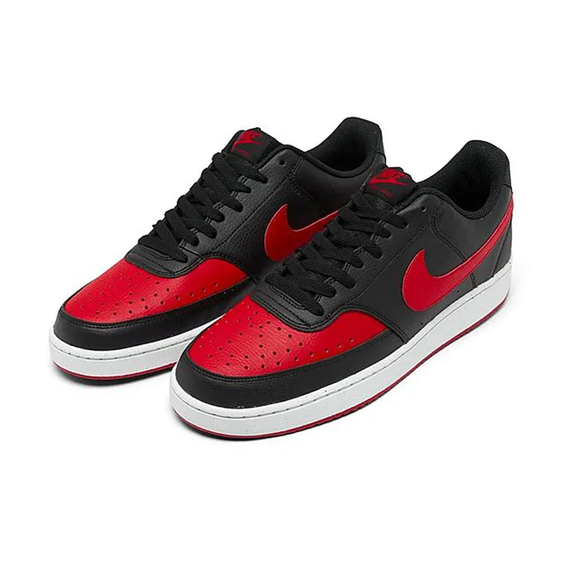 Men's Court Vision Low Next Nature Black/Red/White