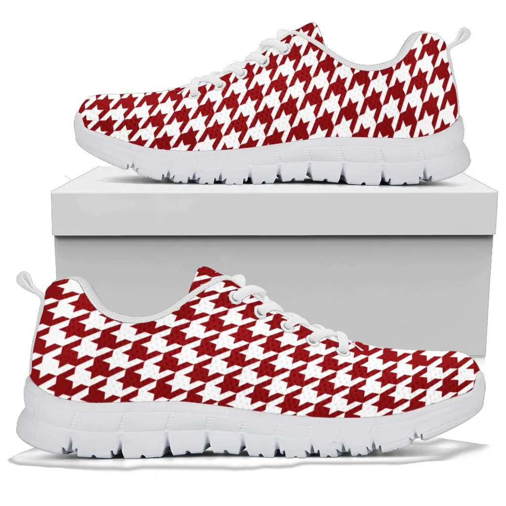 Mesh Sneakers_Cardinal on White_HT Pattern