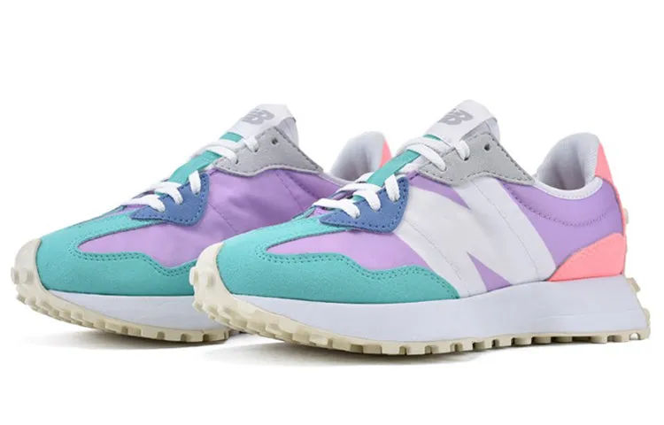 New Balance 327 Sneakers, Green/Purple/Pink