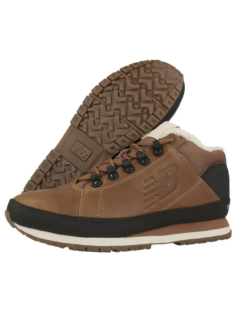 New Balance lace-up boots, brown