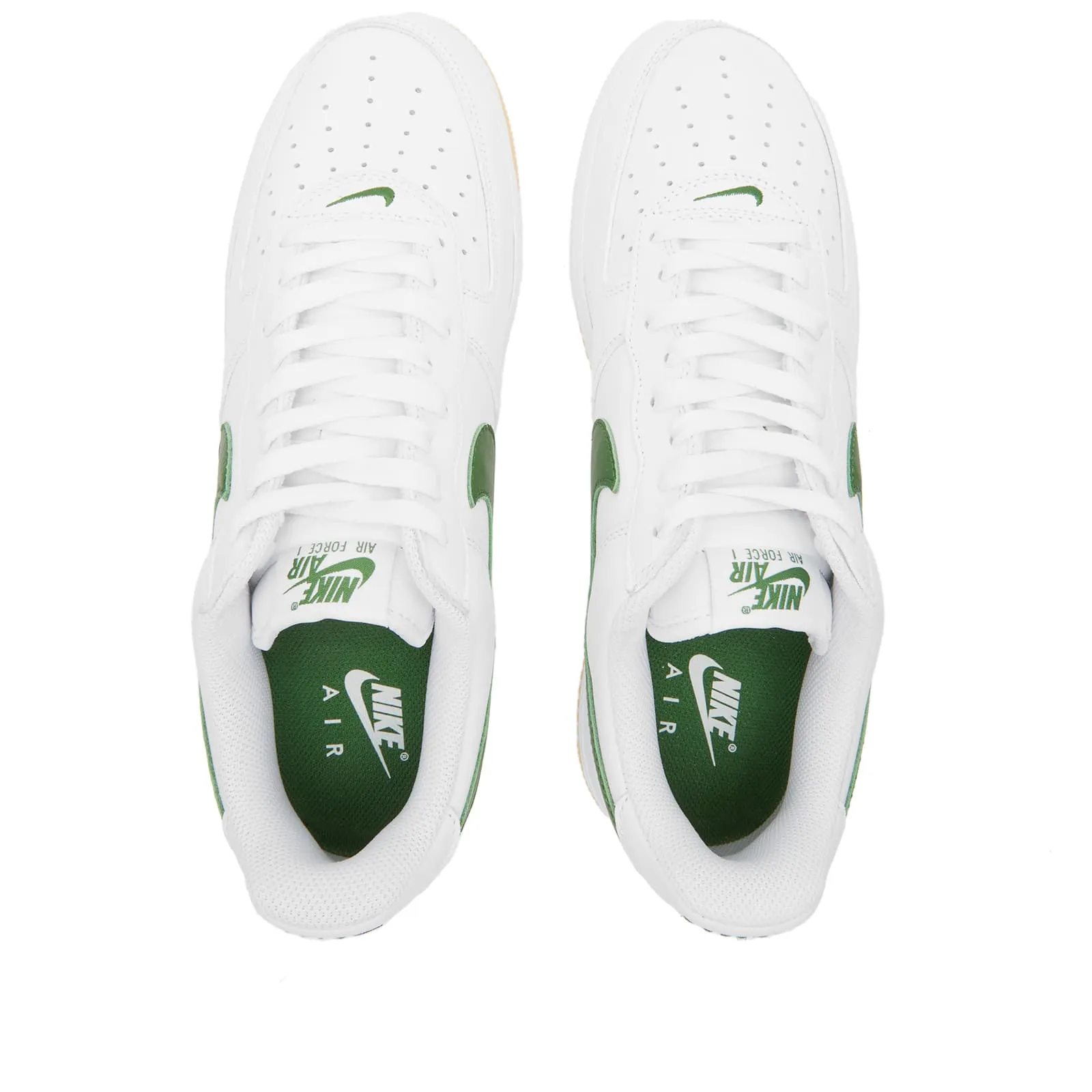 Nike Air Force 1 Low Retro Qs, White/Green/Yellow