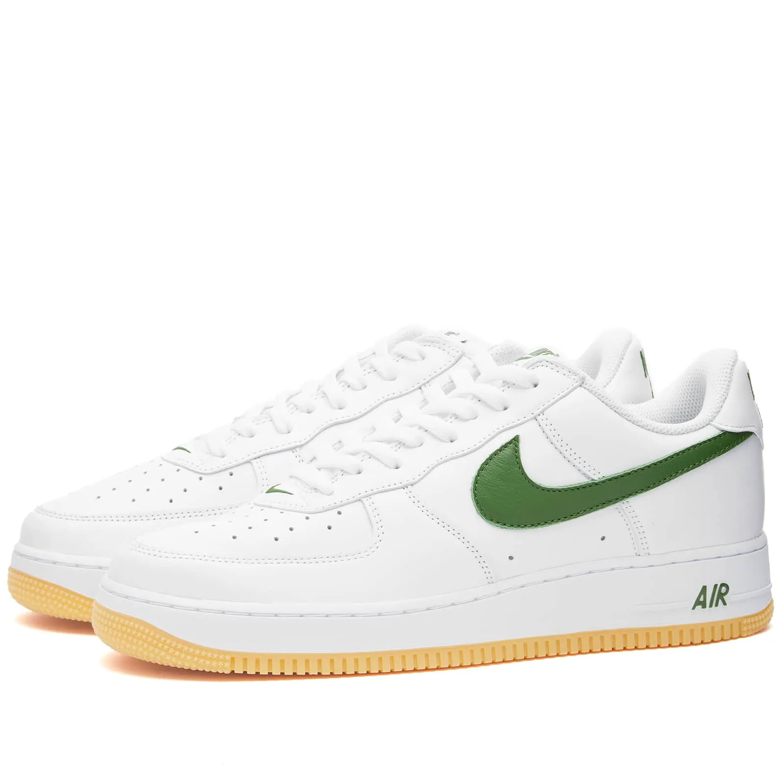 Nike Air Force 1 Low Retro Qs, White/Green/Yellow