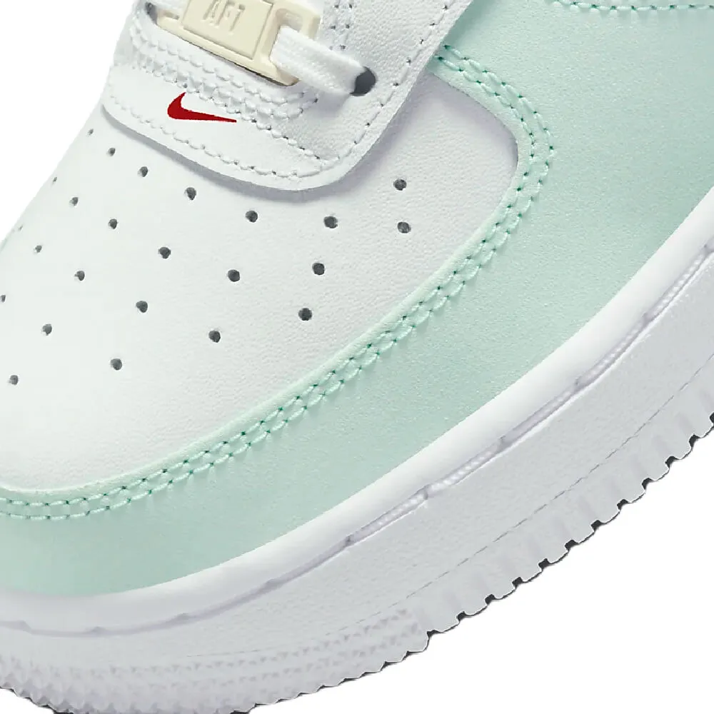 Nike Air Force 1 LV8 sneakers, white/green/yellow