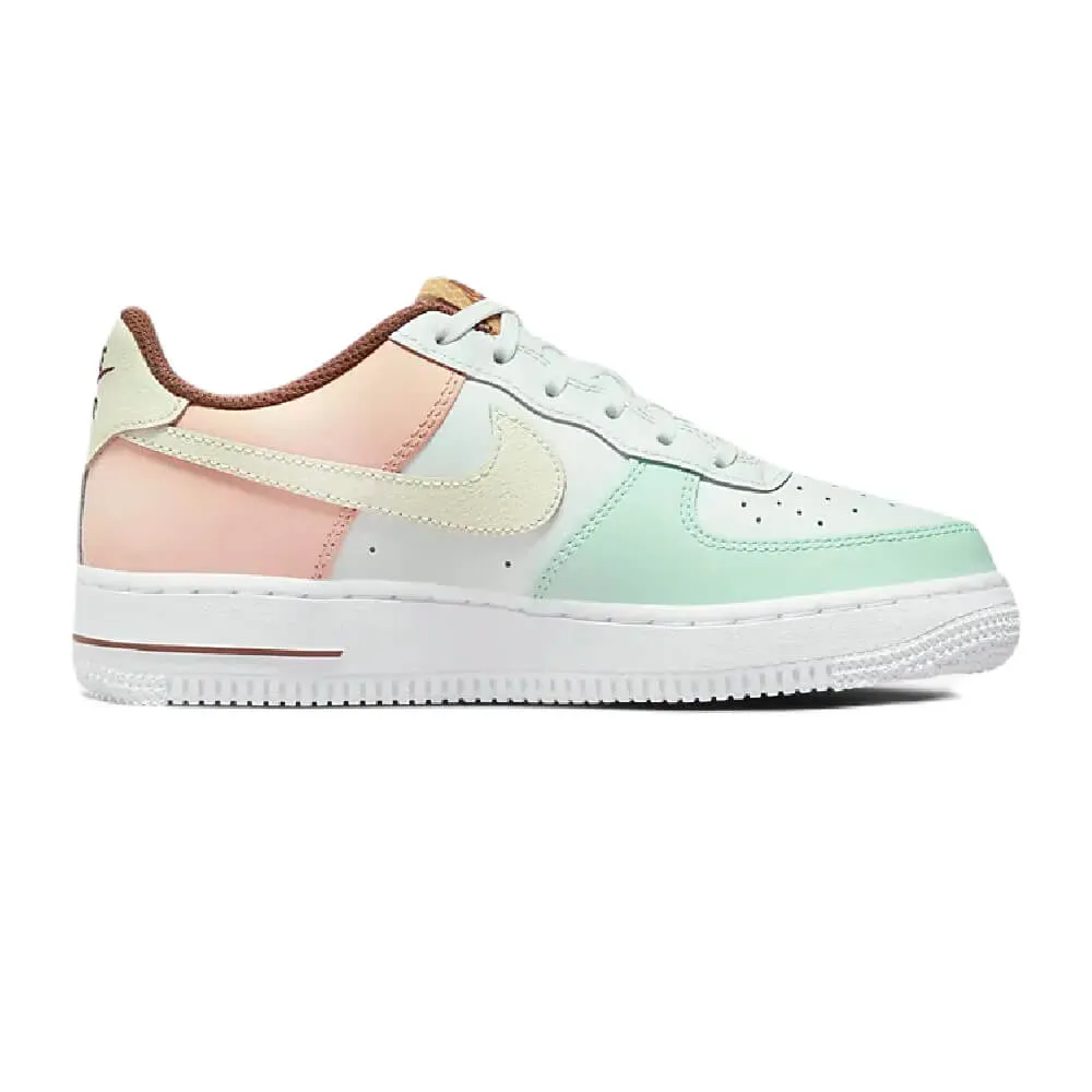 Nike Air Force 1 LV8 sneakers, white/green/yellow