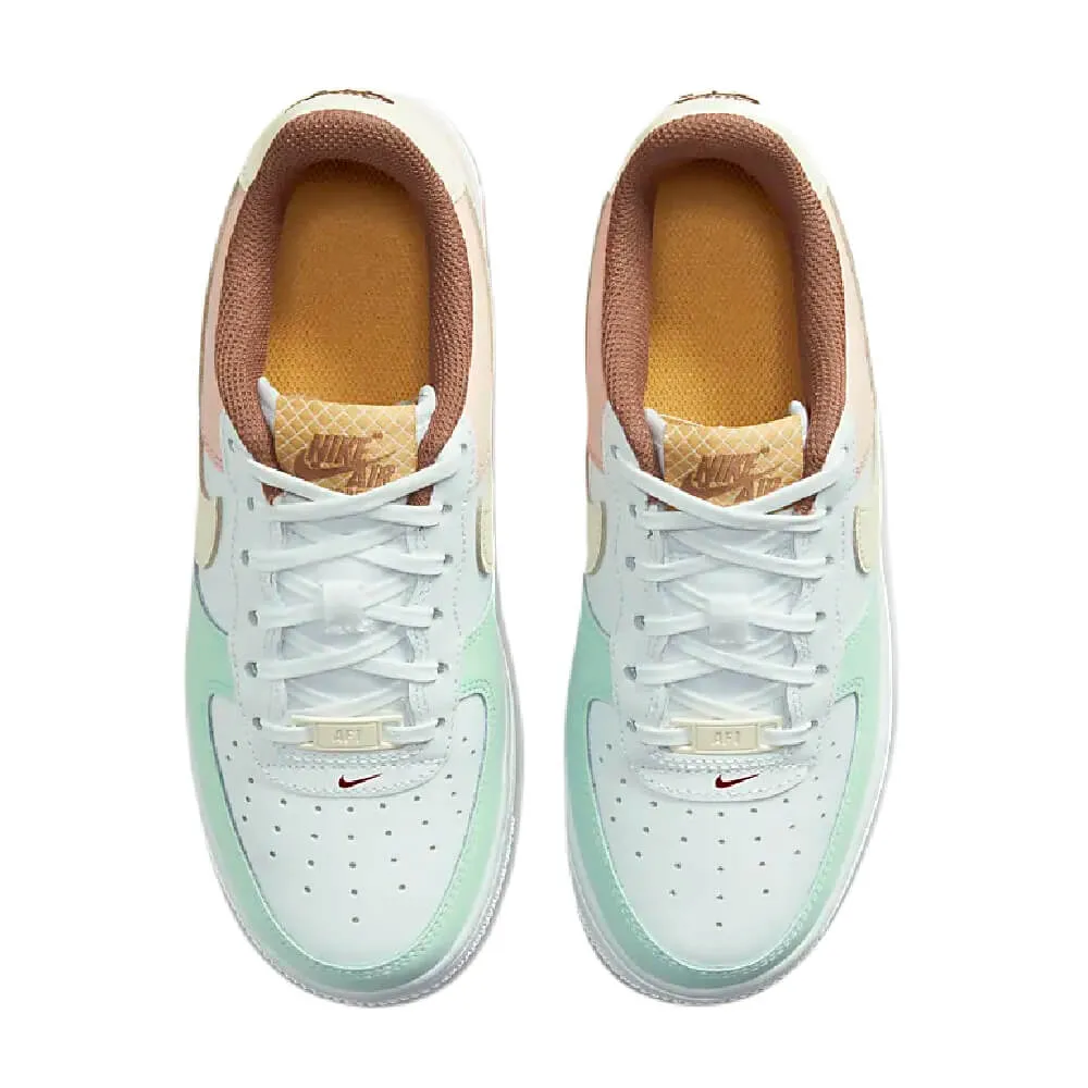 Nike Air Force 1 LV8 sneakers, white/green/yellow