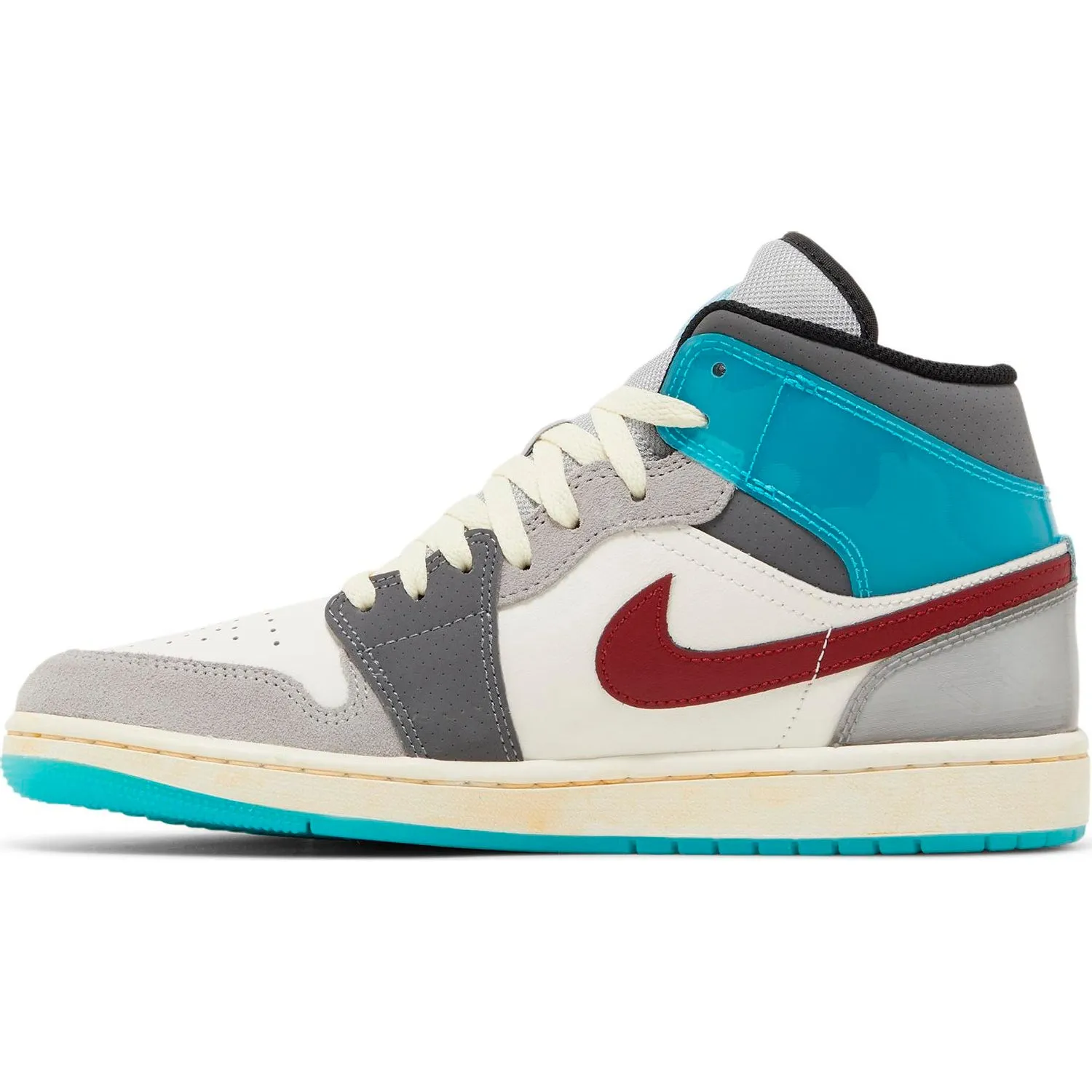 Nike Air Jordan 1 Mid, gray-blue