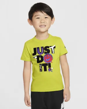 NIKE KID'S JUST DO IT BRIGHT CACTUS TEE