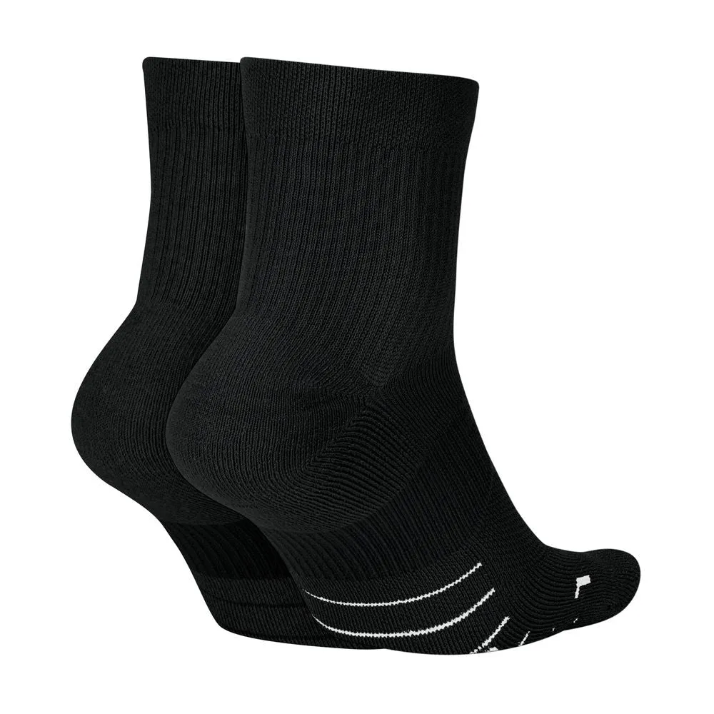 Nike Multiplier Running Socks Ankle (2 Pairs)