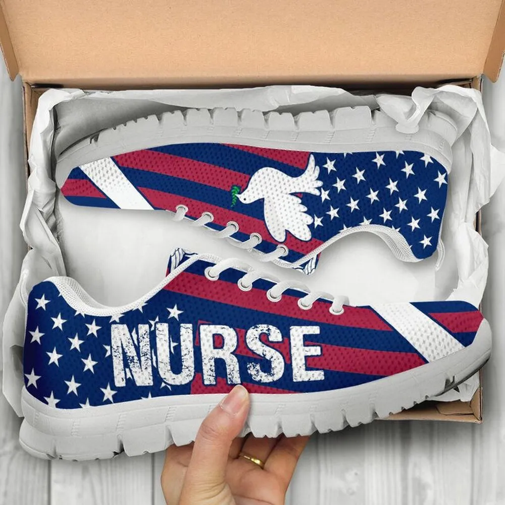 Nurse Sneaker, Nurse Peace Sneakers Shoes, Best Shoes For Nurses