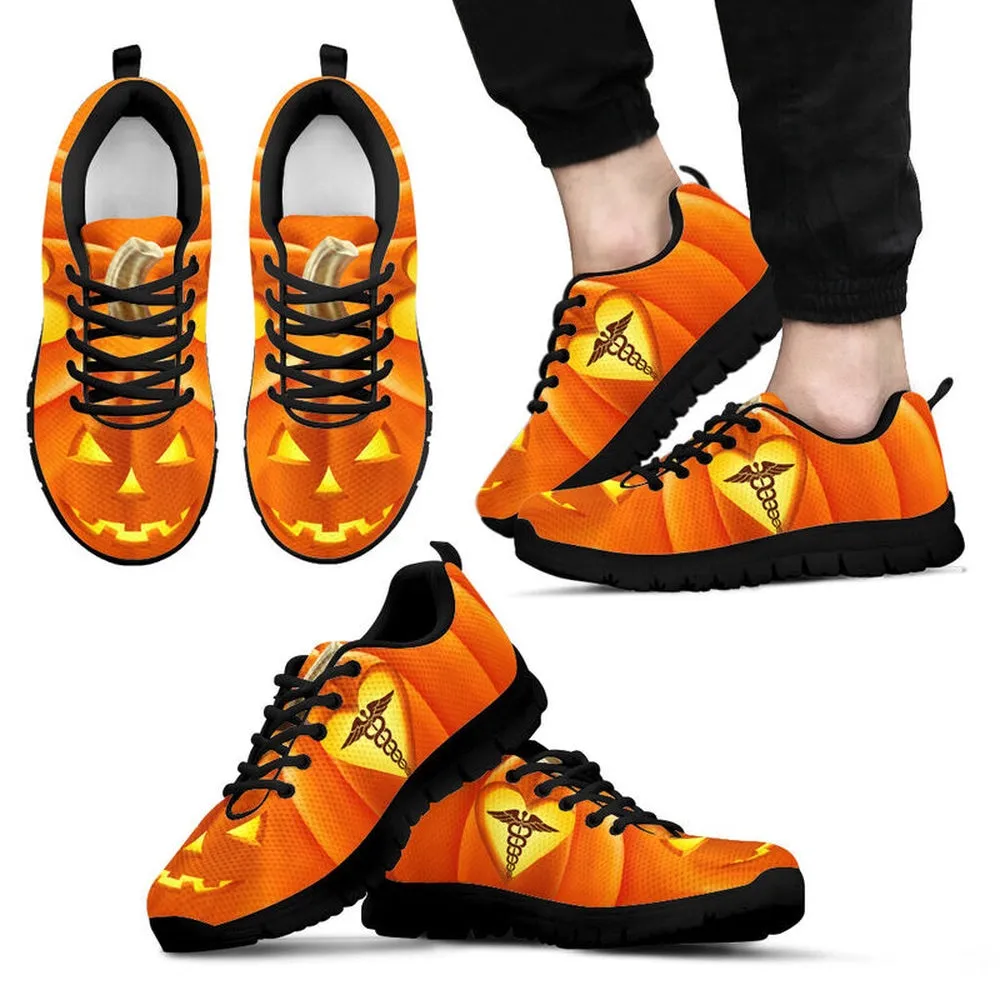 Nurse Sneaker, Nurse Pumpkin Sneakers Shoes, Best Shoes For Nurses